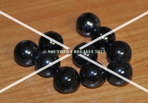 Ballot Balls - Black [Pack of 10] - Click Image to Close